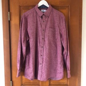 Southern Tide flannel long sleeve button down shirt